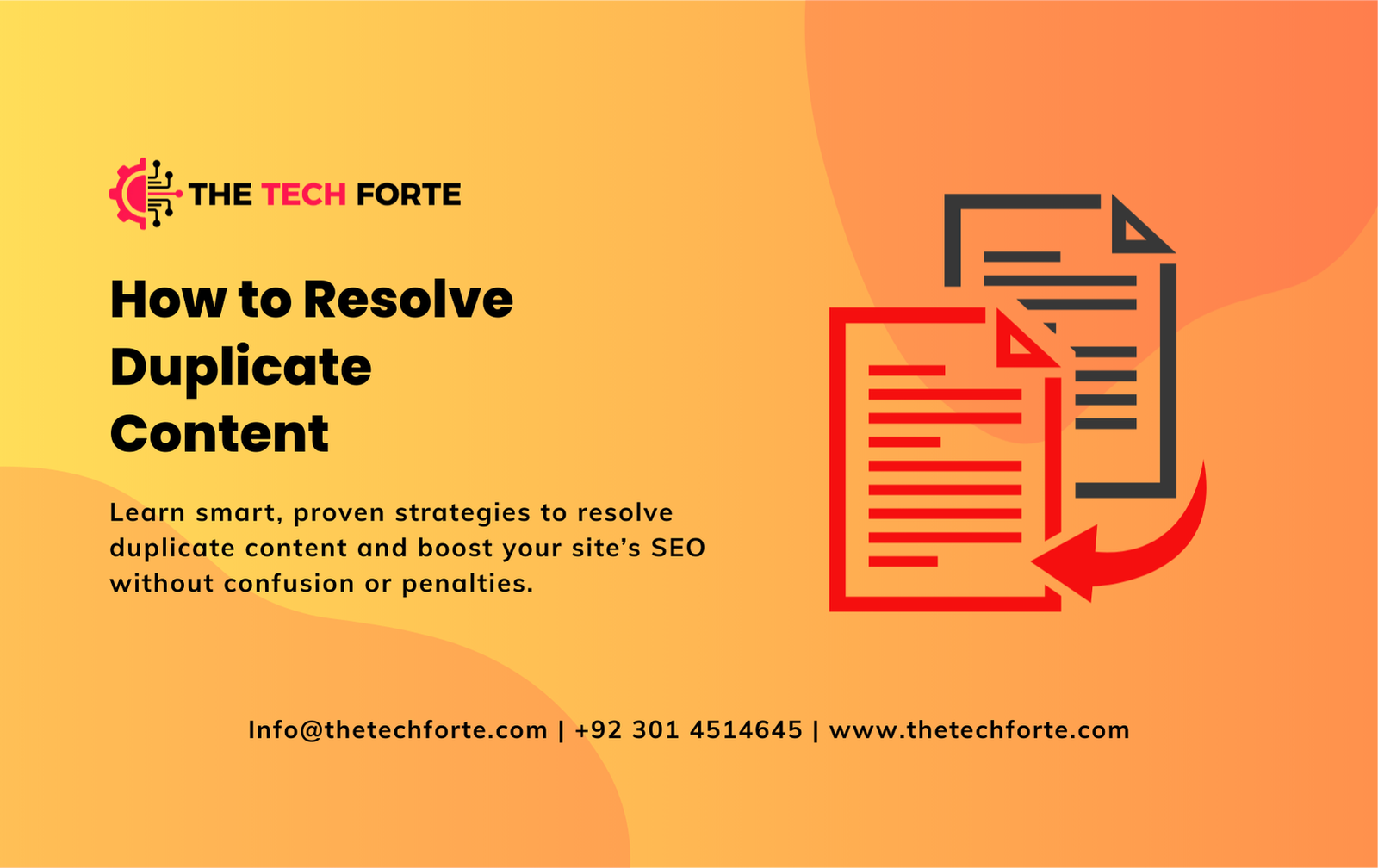 Resolve Duplicate Content