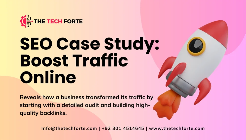SEO Case Study: From Audit to Backlinks — How One Business Boosted Traffic 200% SEO case study
