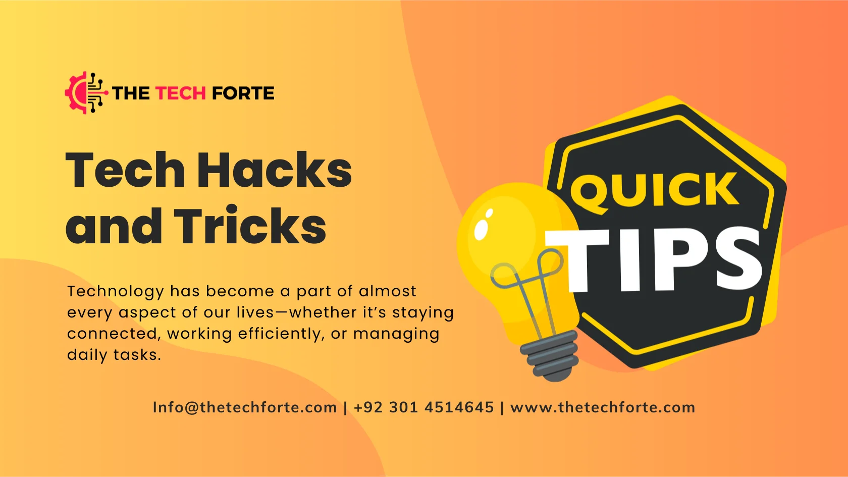 Tech Hacks and Tricks