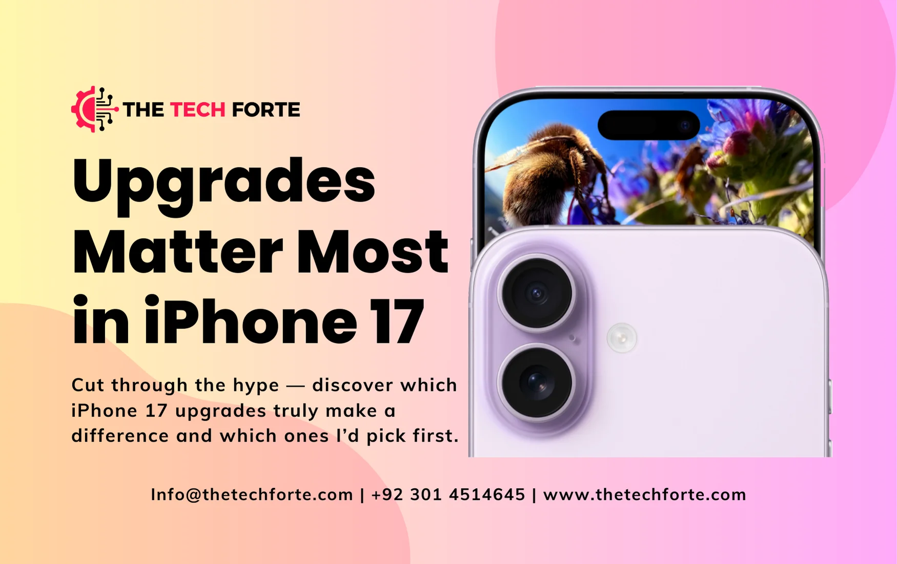 What Upgrades Matter Most in iPhone 17