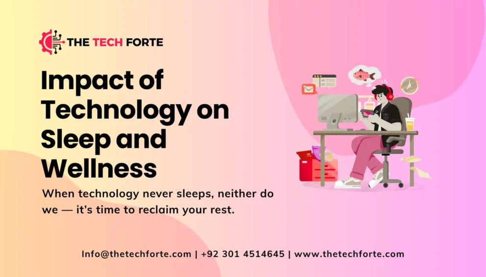 The Impact of Technology on Sleep and Wellness Impact of Technology on Sleep