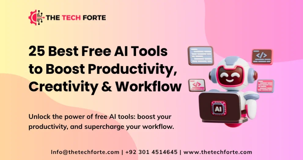 25 Best Free AI Tools in 2025 for Productivity, Creativity & Workflow