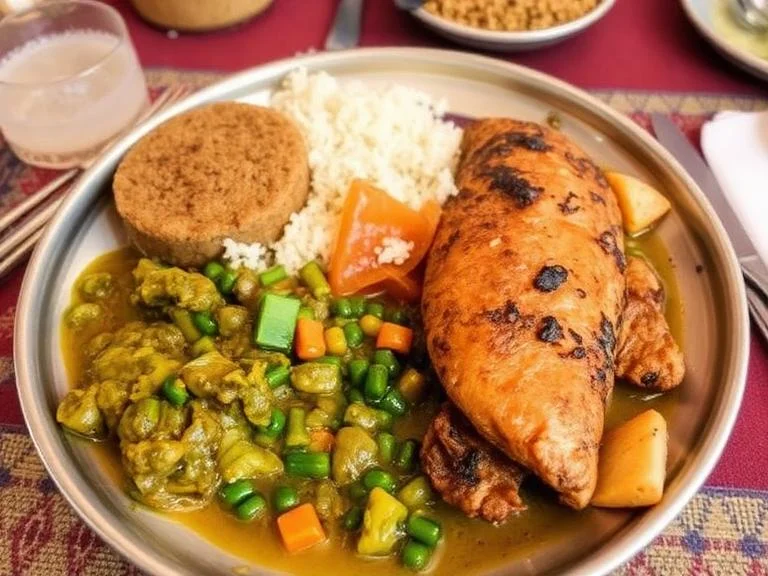 Ethiopian Food, a Sub-Saharan African Table Full of Color, Spice, and Quiet Brilliance Atakilt Wot, Gomen, Firfir (or Fitfit), Genfo, Asa Tibs (Fried Fish)