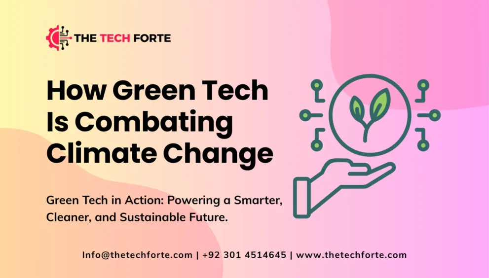 How Green Tech Is Combating Climate Change How Green Tech Is Combating Climate Change