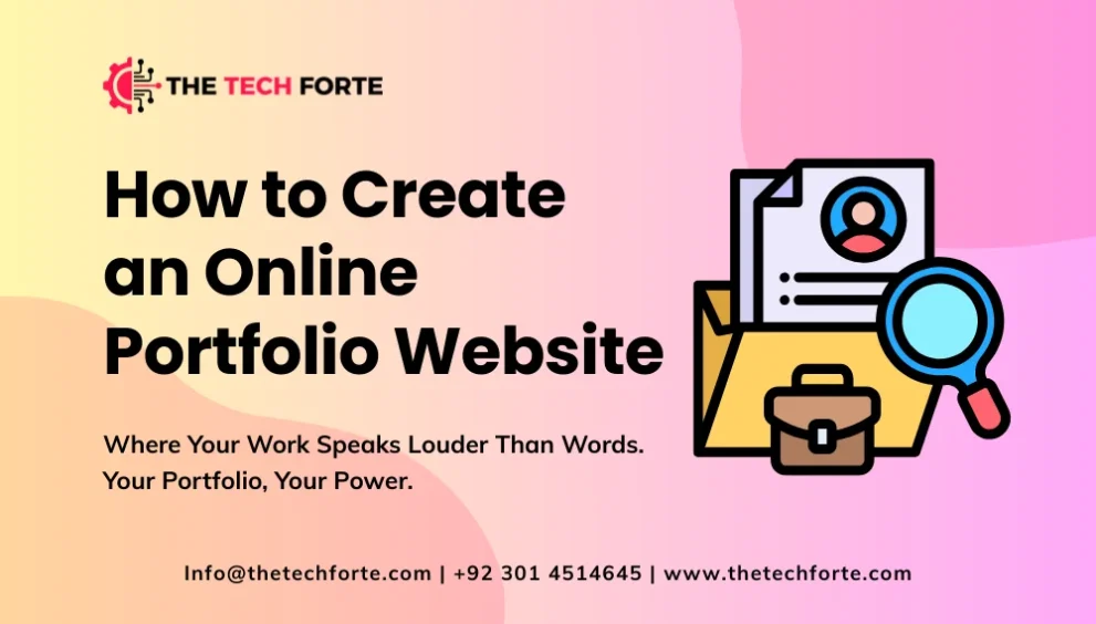 How to Create an Online Portfolio Website