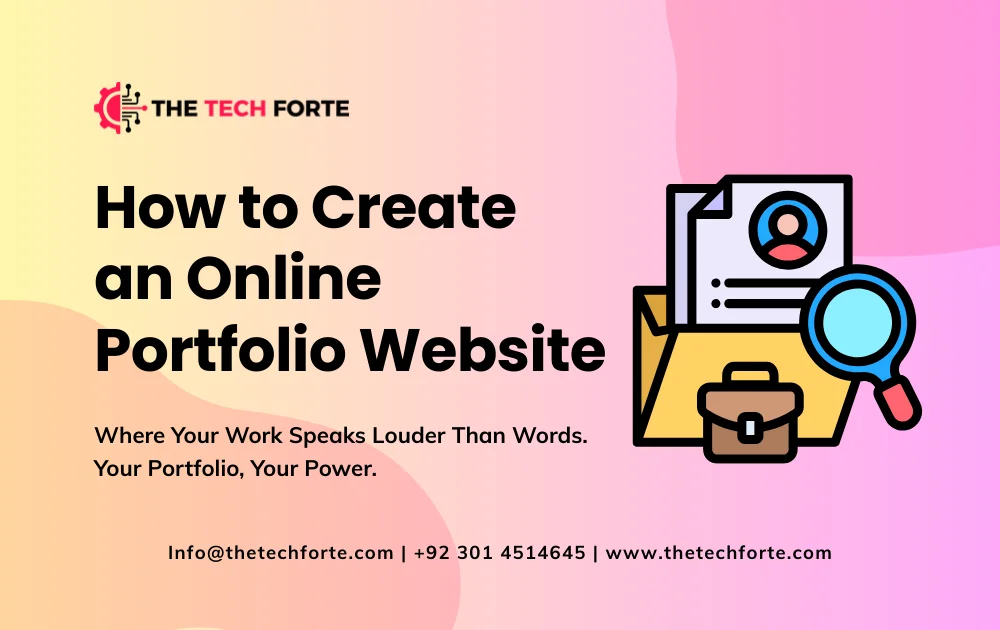 How to Create an Online Portfolio Website