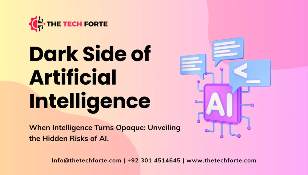 The Dark Side of Artificial Intelligence: Risks & Ethics Dark Side of Artificial Intelligence
