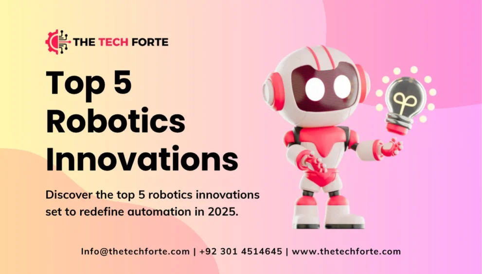 Top 5 Robotics Innovations in 2025