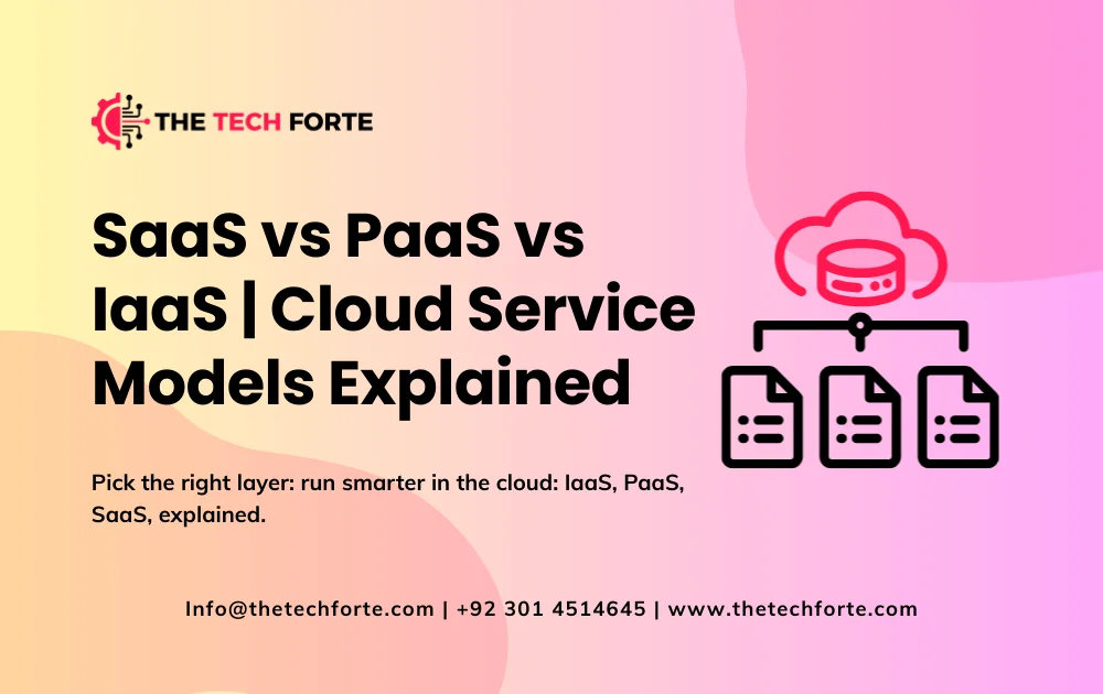 SaaS vs PaaS vs IaaS | Cloud Service Models Explained Simply SaaS vs PaaS vs IaaS Cloud Service Models Explained Simply