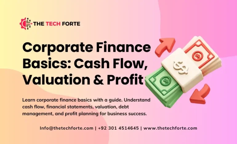 Master Corporate Finance Basics Cash Flow, Valuation & Profit